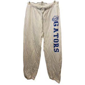 League 91 Gators University of Florida low-waist white joggers sz M
